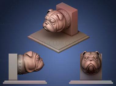 3D model Dog Head (STL)